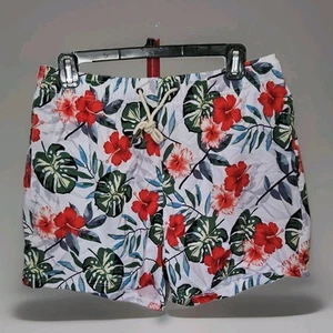 NEU Two Left Feet Tropical Badehose Shorts. Herren Größe L - Bild 1 von 11