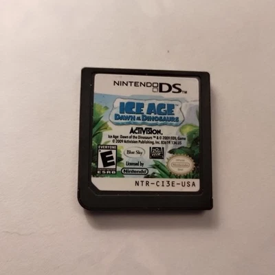 Картридж с видеоигрой Ice Age Dawn Dinosaurs Nintendo DS работает 2009 Activision - Изображение 1 из 2
