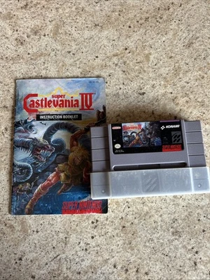Super Castlevania IV 4 With Manual (Super Nintendo SNES 1991) Authentic & Tested - Image 1 of 4