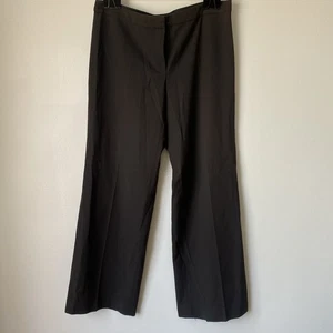 Vintage Y2K Emporio Armani Brown Trousers Pants Wide Leg Low Rise Office Siren - Picture 1 of 8