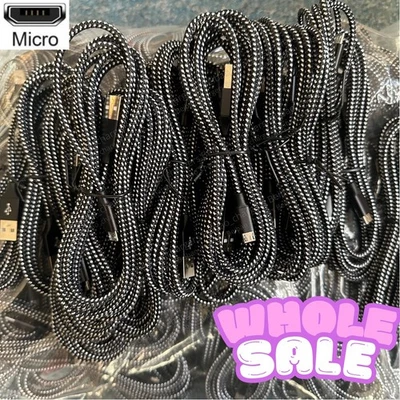 3/6/10ft Micro USB Fast Charging Cable For Samsung LG Android Phone Charger LOT - Image 1 of 4