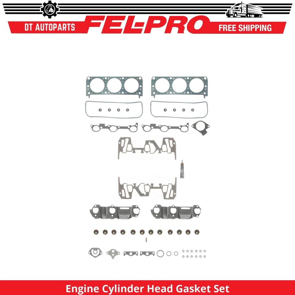 Juego de juntas de culata de motor V6 Fel-Pro 1996 para Buick Century 1995-1999 3,1 L Foto 1 de 1