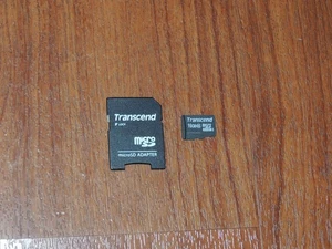 Genuine OEM Transcend 16GB MicroSDHC Memory Card - Class 10 + SD Adapter - Picture 1 of 1
