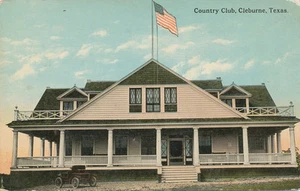 Cleburn TX * Country Club ca. 1908 * Johnson Co. - Picture 1 of 2