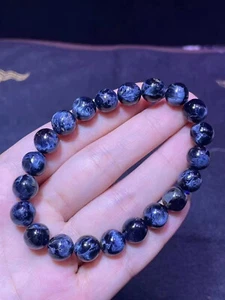 9,7 mm Natürlicher Pietersit Namibia Edelstein Runde Perlen Armband Südafrika - Bild 1 von 6