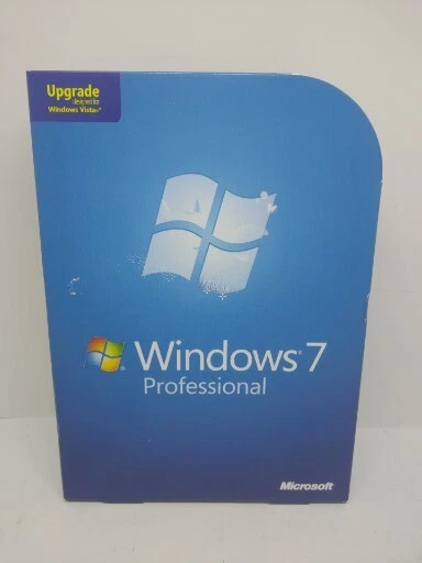 Microsoft Windows 7 Professional Upgrade 32 Bit and 64 Bit DVD MS WIN PRO RETAIL - Image 1 of 3