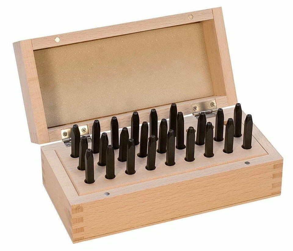 2.5 MM Greek Alphabet Letter Stamp Set for Stamping and Marking Metal Jewelry - Image 1 of 1