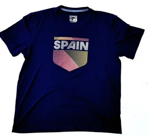 Adidas Copa Mundial de la FIFA España Equipo Internacional de Fútbol Hombre Azul Marino Camiseta - Imagen 1 de 2