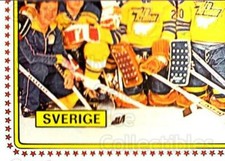 1979 Panini Stickers #182 Team Sweden, Team Photo