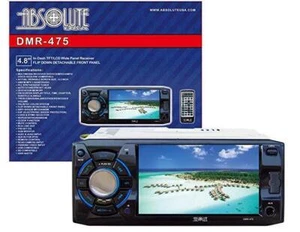 Absolute DMR475 Single Din Car Stereo 4.8" DVD/MP3/CD Radio Multimedia Player - Picture 1 of 6