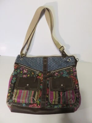 "Bolso de mano RELIC multicolor multicolor bandolera bolso hobo de hombro 12x14x3""" Foto 1 de 4