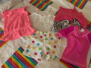Lot of 5, Toddler Girls Carter's, Garanimals Healthtex Place Size 12 Months - Picture 1 of 3