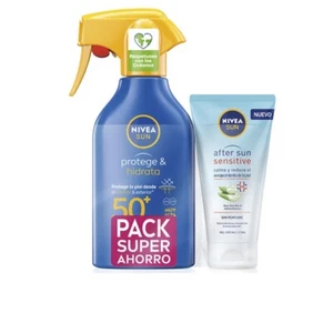 NIVEA SPF50 Sun Spray + After Sun Sensitive Gel – UVA/UVB Protect & Hydrate NEW - Picture 1 of 6