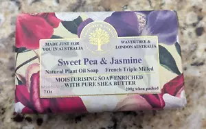 Wavertree & London Sweet Pea & Jasmine Soap Bar 7 oz - Picture 1 of 5