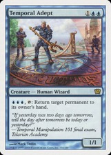 Temporal Adept 9th Edition NM Blue Rare MAGIC THE GATHERING MTG CARD ABUGames