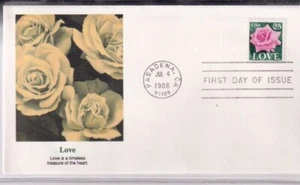 Love First Day Issue July 4, 1988 - Picture 1 of 2