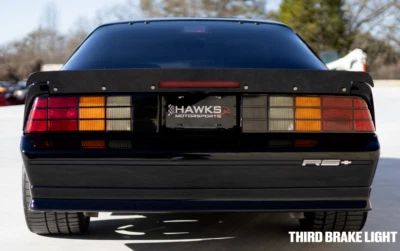 1987-1990 Chevrolet Camaro Street 2 дюйма плетеный козырек задний люк спойлер удлинитель V2 - Изображение 1 из 4