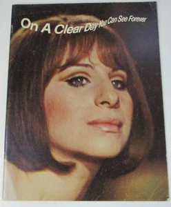 On A Clear Day You Can See Forever, Official Film Souvenir Program - 1970 - Picture 1 of 4