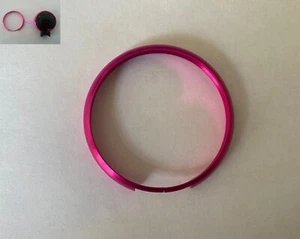 Hot Pink Surround Key Ring Trim for Mini Cooper One, clubman, coupe, countryman - Picture 1 of 3
