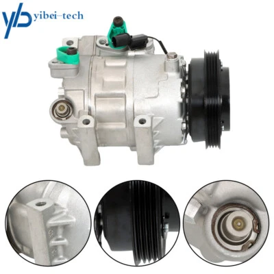 Compresor de aire acondicionado para Hyundai Accent 1,6 L 2006 2007 2008 2009 CO 10925C Foto 1 de 4