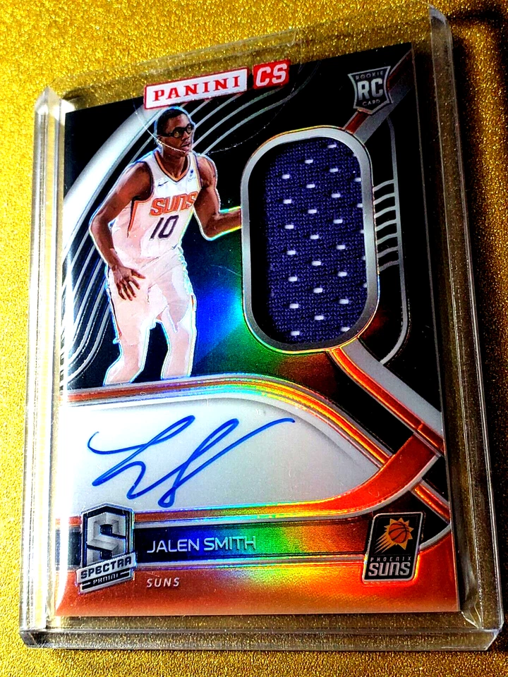 2020-21 Panini Spectra JALEN SMITH Rookie Auto Patch /149 Silver Prizm RC #202 - Image 1 of 4