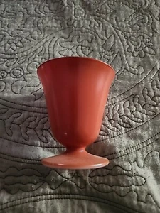 Vintage SIERRA OVIDE RUST Hazel Atlas Custard Dessert Sherbet Cup Burnt Orange - Picture 1 of 5
