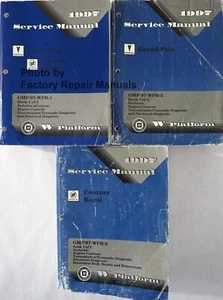 1997 Pontiac Grand Prix, Buick Regal and Century Shop Service Repair Manual Set - Bild 1 von 4