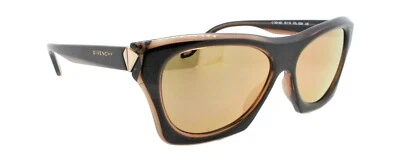 New Authentic Givenchy SGV 923 COL. 0Z28 Italy Brown Cat Eye Sunglasses Shades	 Foto 1 de 4