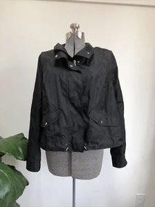Livi Active Black Jacket 16 Boxy Athletic Workout Zip Up Plus Size - Picture 1 of 11