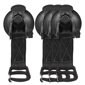 4PCS Heavy Duty Suction Cup Securing Hooks Awning Tent Hook For Outdoor Camping - Picture 1 of 12