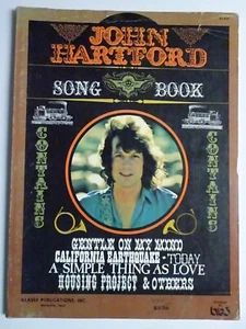JOHN HARTFORD Songbook sheet music song book 5 string Banjo Folk Country 1971 - Picture 1 of 8