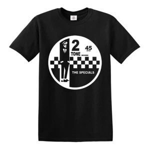 Maglietta 2 Tone Records The Specials musica retrò SKA Northern Soul Reggae Top Tee - Foto 1 di 11