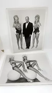 Two Photos Vintage Circus Performers Rolfino And Ladies - Picture 1 of 6