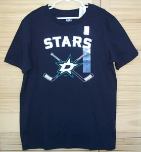 NHL DALLAS STARS HOCKEY new black t-shirt~boys size M~8~MEDIUM~nwt~Old Navy~ - Picture 1 of 2