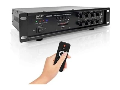 Pyle Bluetooth Mixing Power Amplifier Home Audio Stereo Receiver USB/AUX 500W - Image 1 of 4