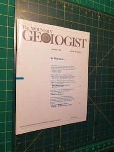 The Mountain Geologist January 1998 Volume 35 Number 1 - Bild 1 von 4