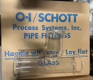 Kimax Drainline Fitting 6521-3030 3x3" Single T, O-I/Schott Process Systems - Imagen 1 de 2