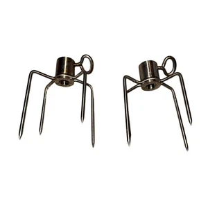 Weber 7652 Rotisserie Genesis II II LX 200 300 E/S 300 Series Split Forks Parts - Picture 1 of 6