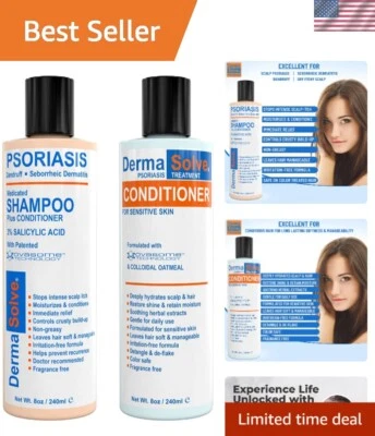 Soothing Seborrheic Dermatitis Treatment Shampoo Bundle, Moisturizing Relief - Image 1 of 4