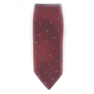 Corbata MD Clothiers roja cachemira poliéster 3 x 64 - Imagen 1 de 3