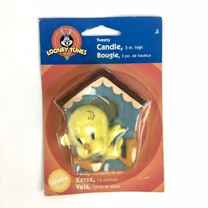 1998 WILTON Looney Tunes Tweety Bird Cake CANDLE Party Birthday Warner Bros New - Picture 1 of 7