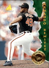 1995 Pinnacle Baltimore Orioles Baseball Card #134 Armando Benitez