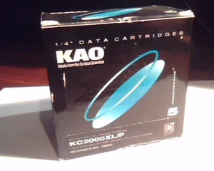 LOT of 5 BRAND NEW  Data Cartridge Storage KAO KC2000XL/P DC2000 1/4"  - Picture 1 of 3