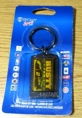 Llavero deportivo WinCraft de latón, Rusty Wallace #2, 1997, EE. UU. Foto 1 de 4