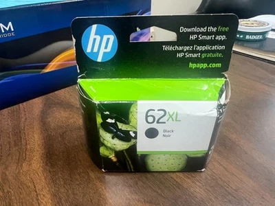 GENUINE HP C2P05AN BLACK CARTRIDGE HP 62XL FACTORY SEALED BOX - Image 1 of 3
