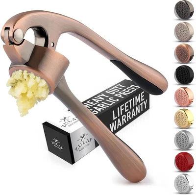 Набор прессов для чеснока премиум-класса Zulay Kitchen — ржавчина и безопасен для посудомоечной машины - Изображение 1 из 4