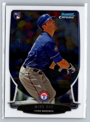 2013 Bowman Chrome #83 Mike Olt ROOKIE MLB Texas Rangers - Image 1 of 2