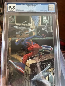 SPIDER-MAN #7 CGC 9.8 SECONDA STAMPA 1:25 VARIANTE SPIDER-BOY VIRGIN COVER 2023 RAMOS - Foto 1 di 11