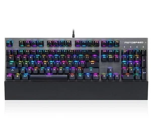Motospeed CK108 Gaming Keyboard Wired USB Mechanical RGB Backlit Mode For PC - Picture 1 of 26