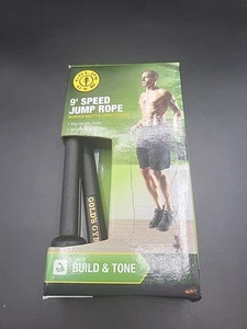 Gold's Gym 9' Ft Speed Jump Rope Golds Gym Fitness Rope New - Picture 1 of 5